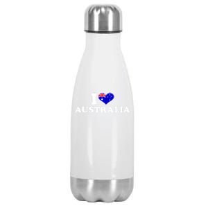 I Love Australia Gift Stainless Steel Insulated Water Bottle