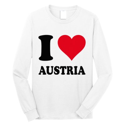 I Love Austria Long Sleeve Shirt