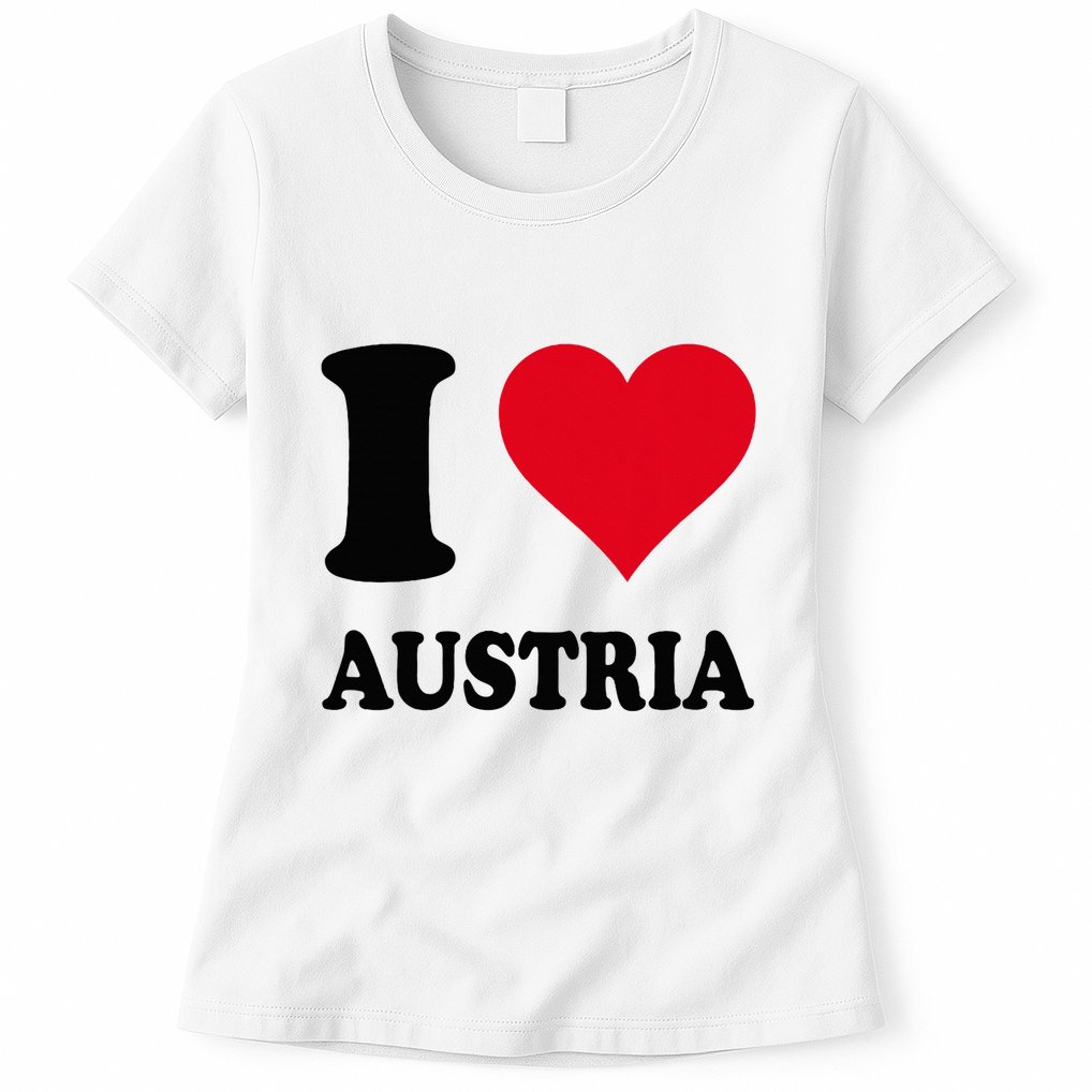I Love Austria Womens T-Shirt