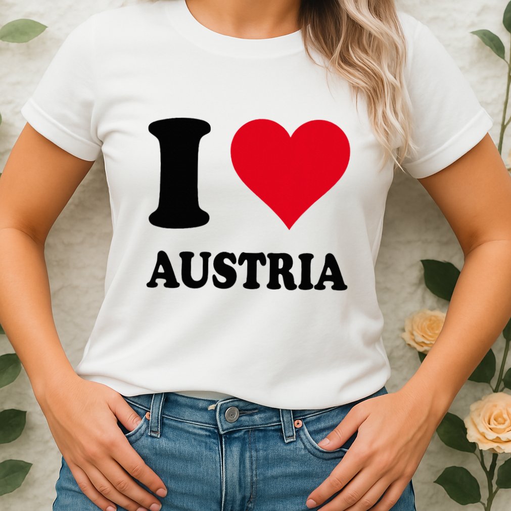 I Love Austria Womens T-Shirt