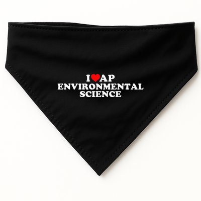 I Love Ap Environmental Science USA-Made Doggie Bandana