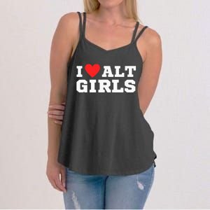 I Love Alt Girl Alternative Girl Women's Strappy Tank