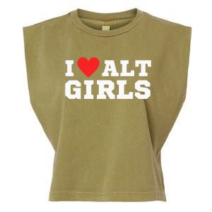 I Love Alt Girl Alternative Girl Garment-Dyed Women's Muscle Tee