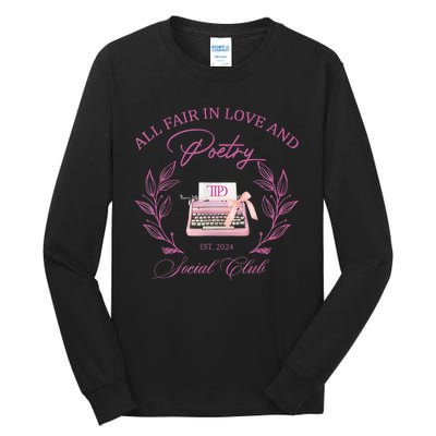 In Love And Poetry Social Club Tall Long Sleeve T-Shirt