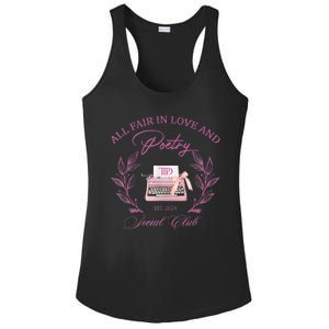 In Love And Poetry Social Club Ladies PosiCharge Competitor Racerback Tank