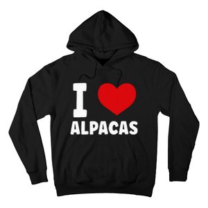 I Love Alpacas Hoodie