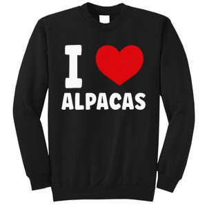 I Love Alpacas Sweatshirt