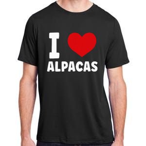 I Love Alpacas Adult ChromaSoft Performance T-Shirt