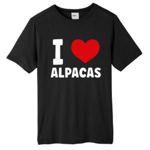 I Love Alpacas Tall Fusion ChromaSoft Performance T-Shirt