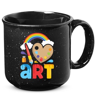 I Love Art Artist Painter Colorful Painting Gifts 15oz Campfire Ceramic Mug
