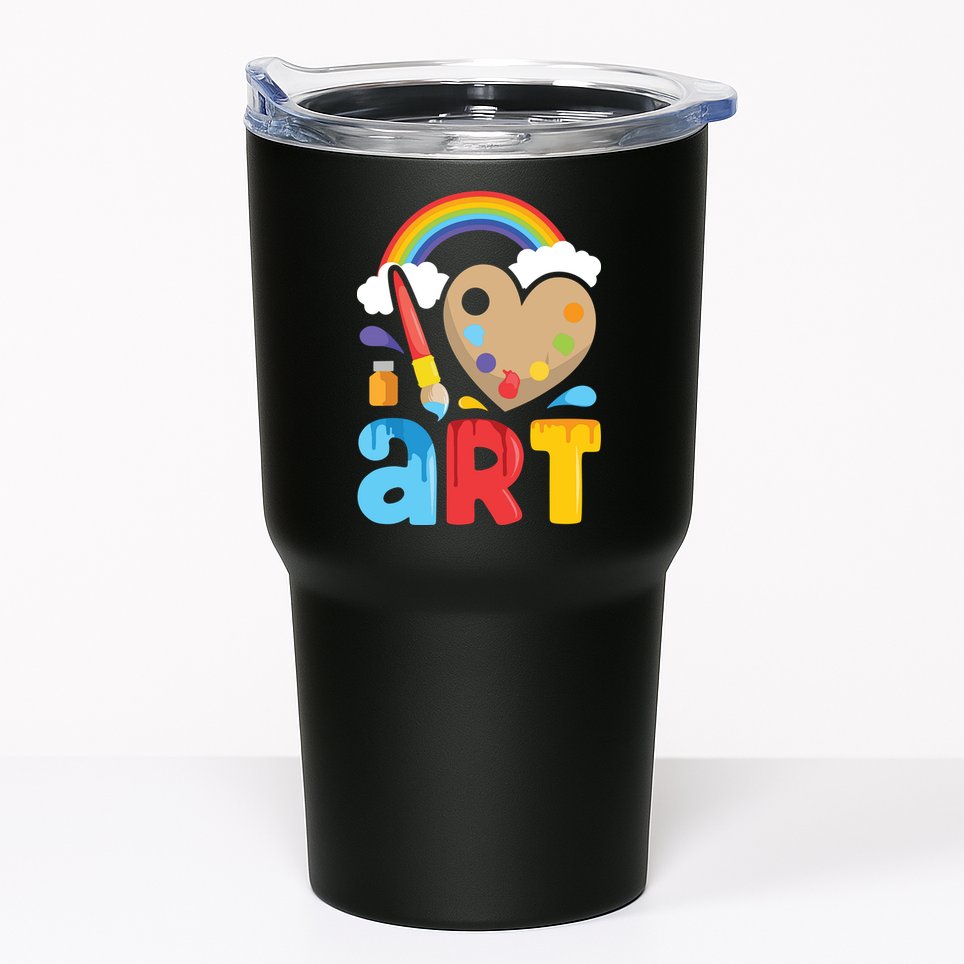 I Love Art Artist Painter Colorful Painting Gifts Tumbler