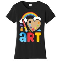 I Love Art Artist Painter Colorful Painting Gifts Women's T-Shirt