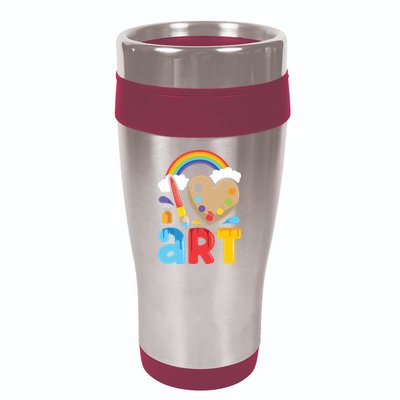 I Love Art Artist Painter Colorful Painting Gifts 16oz Travel Tumbler