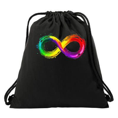 Infinity Love Accept Understand Autism Awareness Support Drawstring Bag