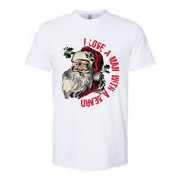 I Love A Man With A Beard Santa Claus Christmas Xmas Softstyle CVC T-Shirt