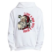 I Love A Man With A Beard Santa Claus Christmas Xmas Urban Pullover Hoodie