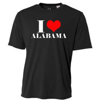 I Love Alabama Usa Cooling Performance Crew T-Shirt