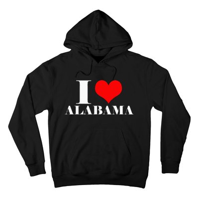 I Love Alabama Usa Hoodie