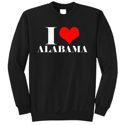 I Love Alabama Usa Sweatshirt