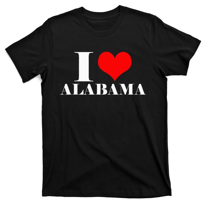 I Love Alabama Usa T-Shirt