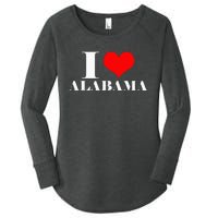 I Love Alabama Usa Women's Perfect Tri Tunic Long Sleeve Shirt