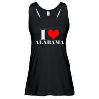 I Love Alabama Usa Ladies Essential Flowy Tank