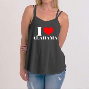 I Love Alabama Usa Women's Strappy Tank