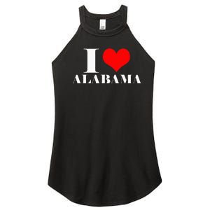 I Love Alabama Usa Women's Perfect Tri Rocker Tank