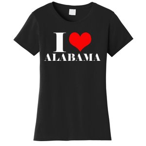 I Love Alabama Usa Women's T-Shirt