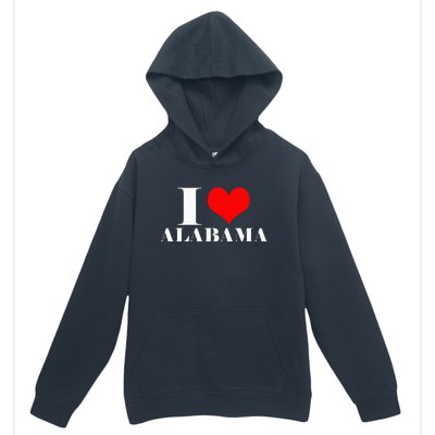 I Love Alabama Usa Urban Pullover Hoodie