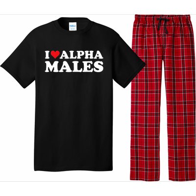 I Love Alpha Males Alpha Male Pajama Set