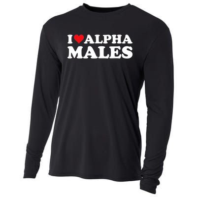 I Love Alpha Males Alpha Male Cooling Performance Long Sleeve Crew