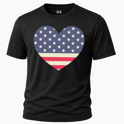 I Love America I Love Usa Heart Cute Gift Performance Shirt