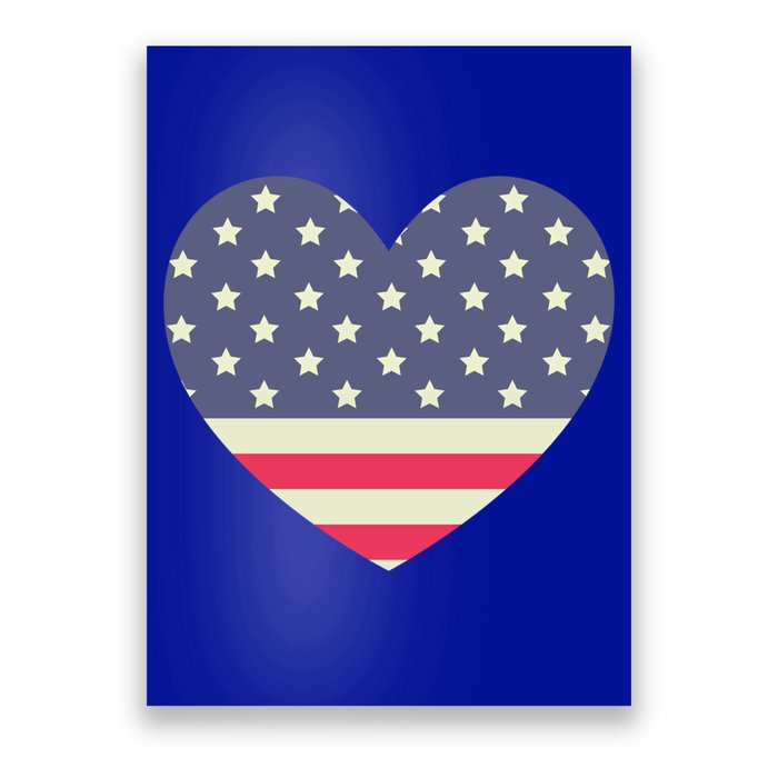 I Love America I Love Usa Heart Cute Gift Poster