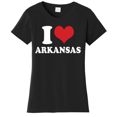 I Love Arkansas Ar American Usa Women's T-Shirt