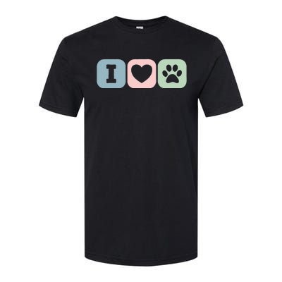 I Love Animals Dog Cat Rescue Owner Gift Softstyle CVC T-Shirt