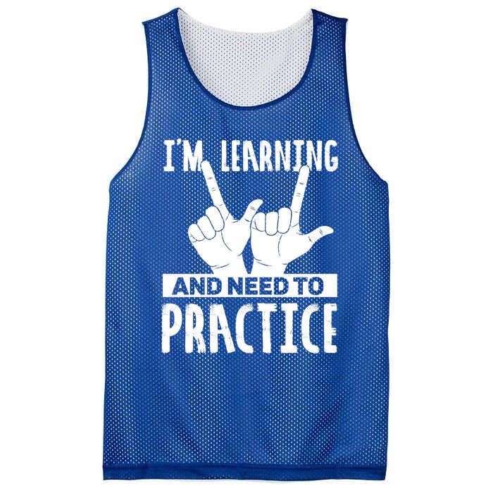 Im Learning And Need To Practice Gift Mesh Reversible Basketball Jersey Tank