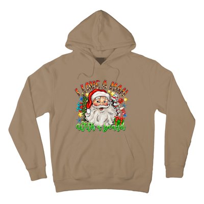 I Love A Man With A Beard Santa Claus Christmas Hoodie