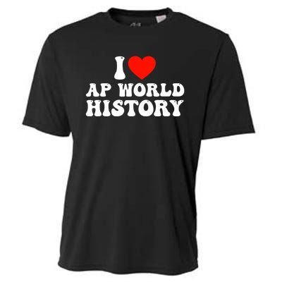 I Love AP World History Cooling Performance Crew T-Shirt