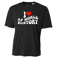 I Love AP World History Cooling Performance Crew T-Shirt