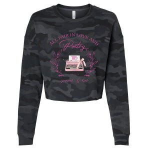 In Love And Poetry Social Club Cropped Pullover Crew