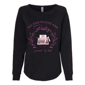 In Love And Poetry Social Club Womens California Wash Sweatshirt