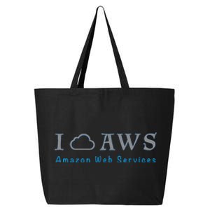 I Love Aws 25L Jumbo Tote