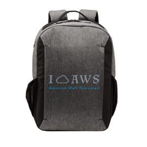 I Love Aws Vector Backpack