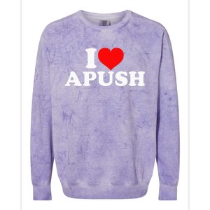 I Love Apush Colorblast Crewneck Sweatshirt