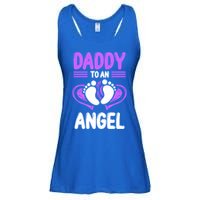 Infant Loss Awareness Pregnant Daddy To An Angel Funny Gift Ladies Essential Flowy Tank