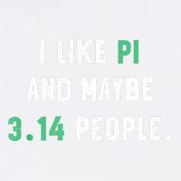 I Like And Maybe 3 People March 14th Math Teacher Pi Day Garment-Dyed Sweatshirt