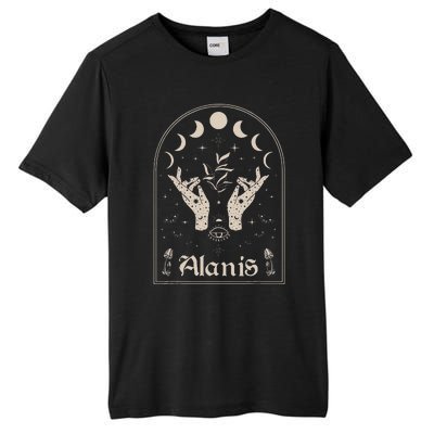 I Love Alanis Personalized Retro Moon First Name Tall Fusion ChromaSoft Performance T-Shirt