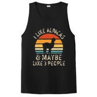 I Like Alpacas And Maybe Like 3 People Funny Alpaca Retro PosiCharge Competitor Tank