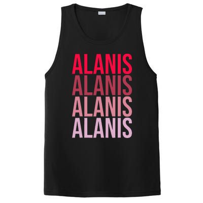 I Love Alanis First Name Alanis PosiCharge Competitor Tank